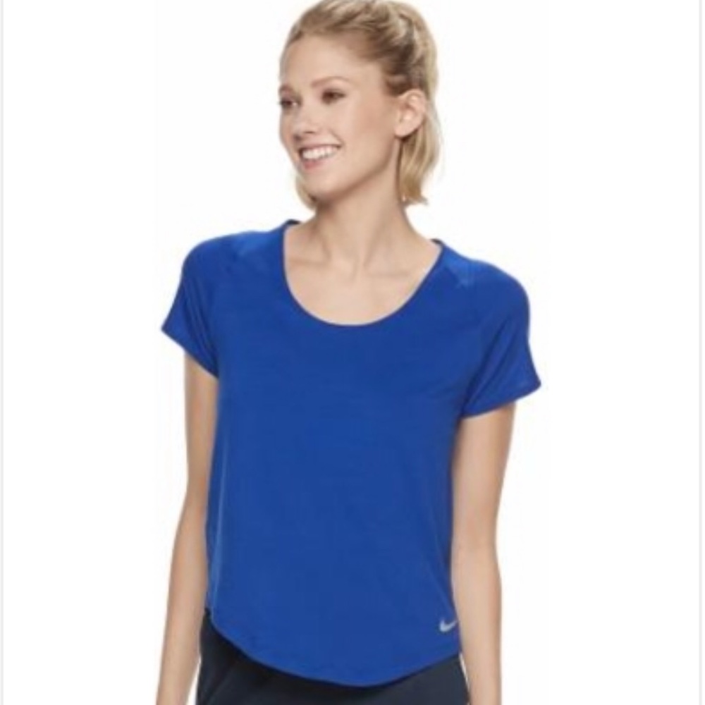 NIKE WOMENS SIZE XS DRY SHORT SLEEVE RUNNING TEE